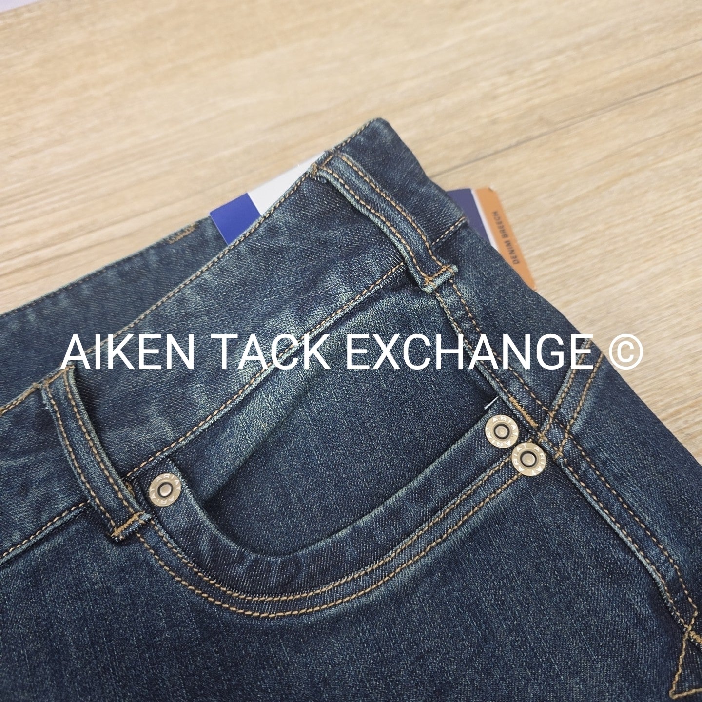 Ariat Halo Silicone Grip Full Seat Denim Breeches, Women's 28R