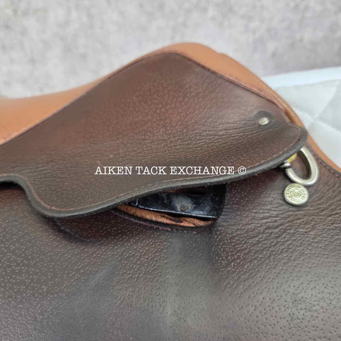 **SOLD** Crosby Miller's Prix Des Nations Pony Saddle, 14" Seat, Medium Tree, Foam Panels