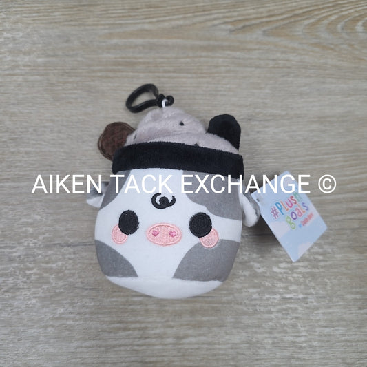 Cuddle Barn Black Sesame Mooshake Keychain