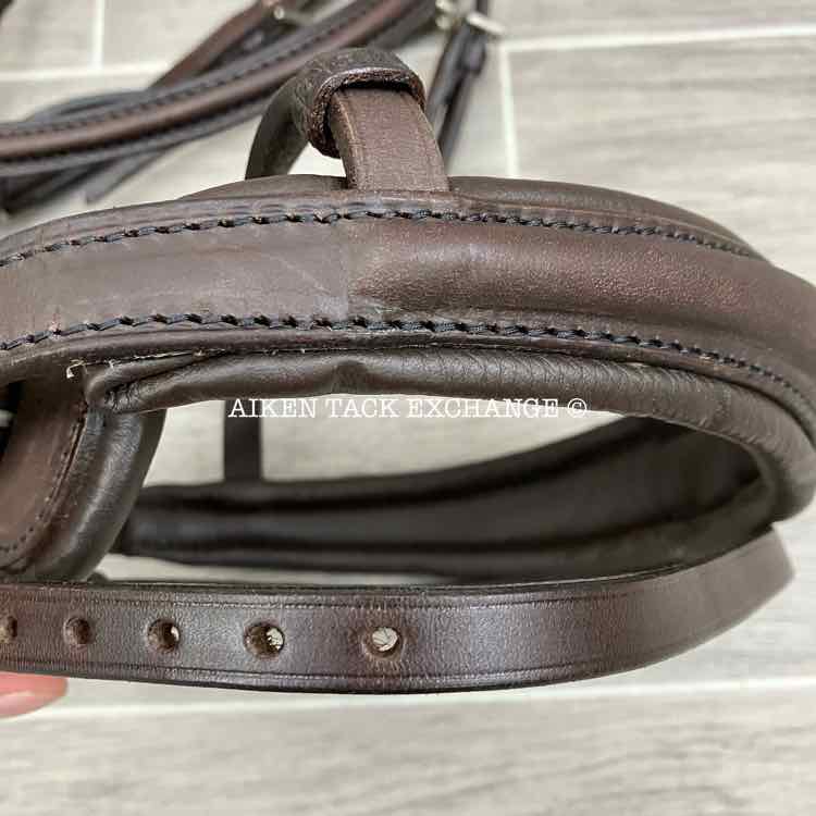 Stubben Switch 2-in-1 Snaffle & Weymouth Bridle, Brown, Size Full