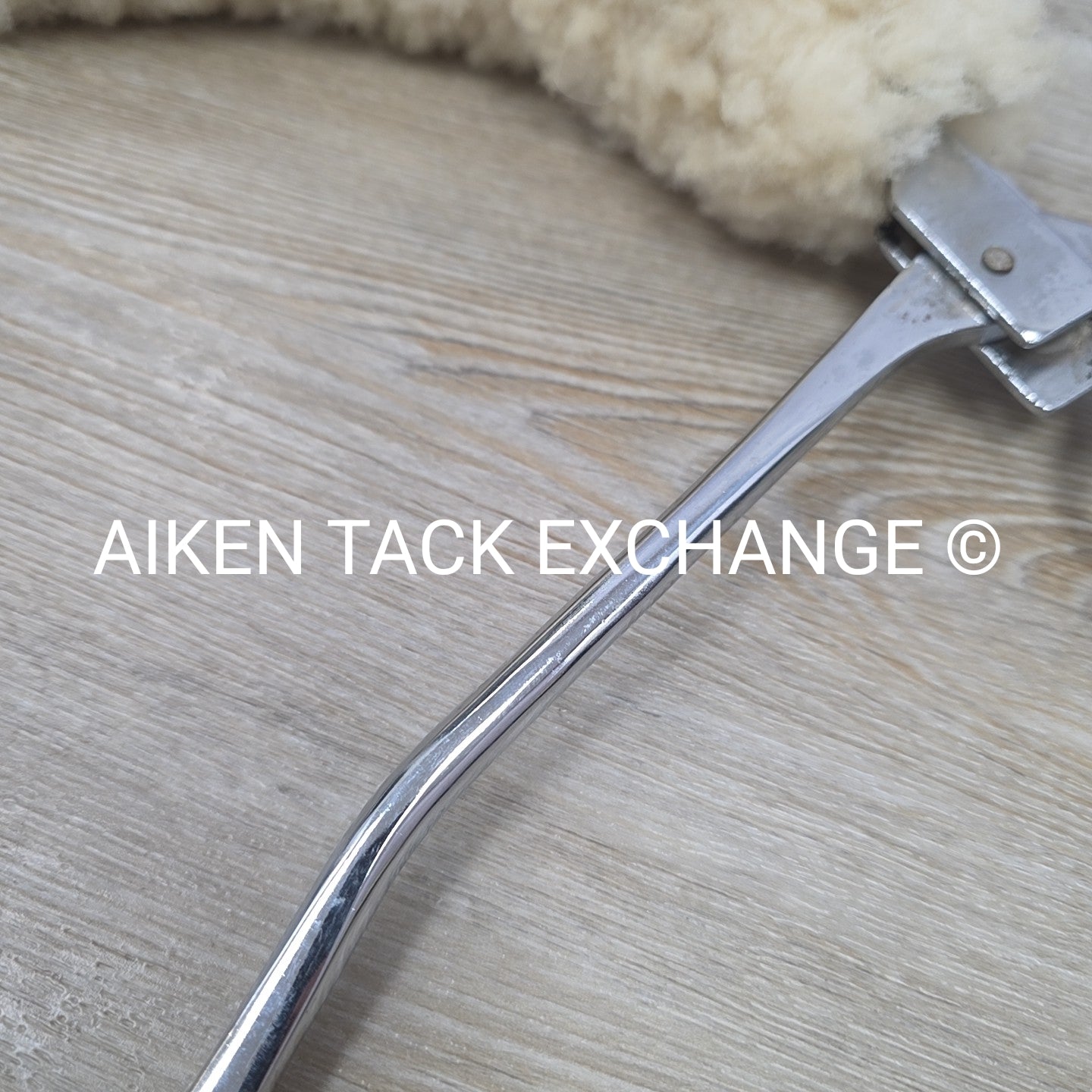 Hackamore with Sheepskin Noseband Cover