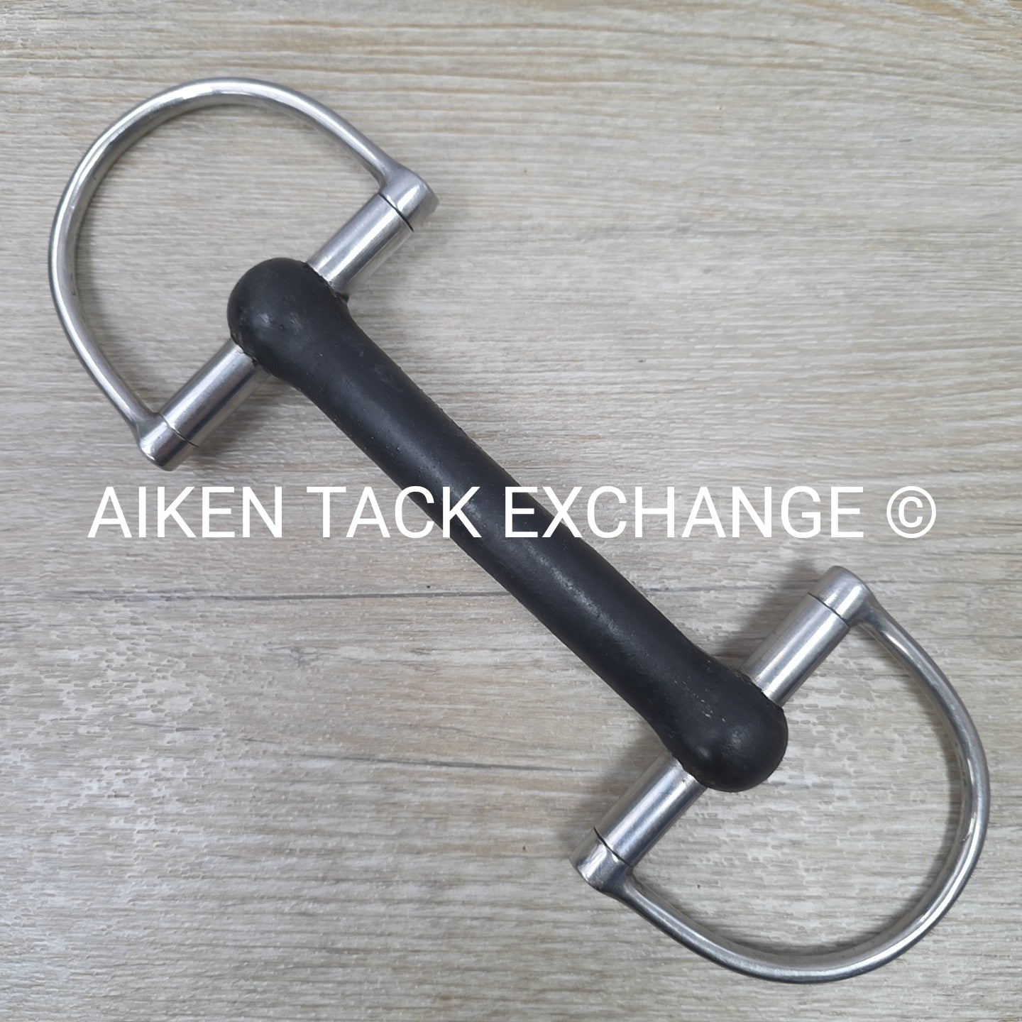 Hard Rubber Mullen Mouth D Ring Bit 5"