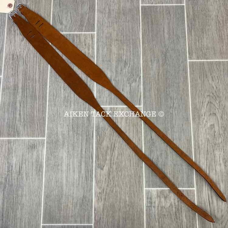 Garter Jodphur Straps, Brown, Large