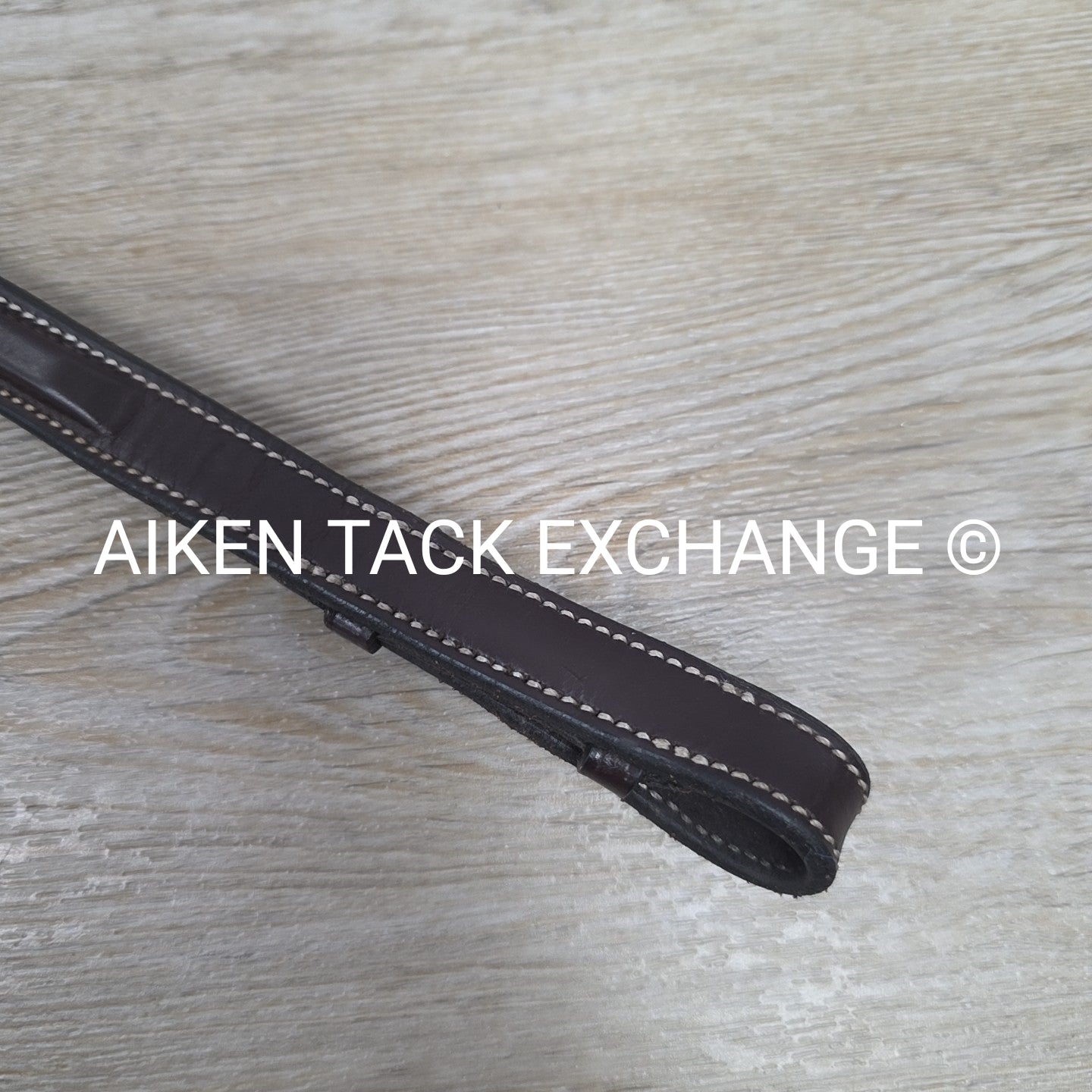 KL Select Black Oak Fancy Stitched Square Raised Laced Reins, Brown, 55"