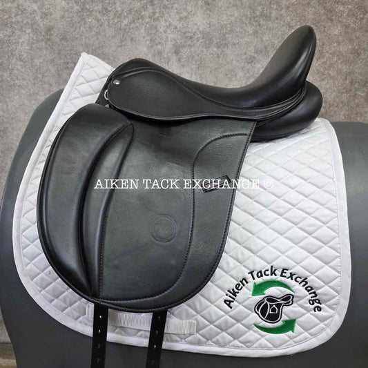 2022 Sella Soleil Passagio Dressage Saddle, 17" Seat, MW/W Tree, Wool Flocked Panels