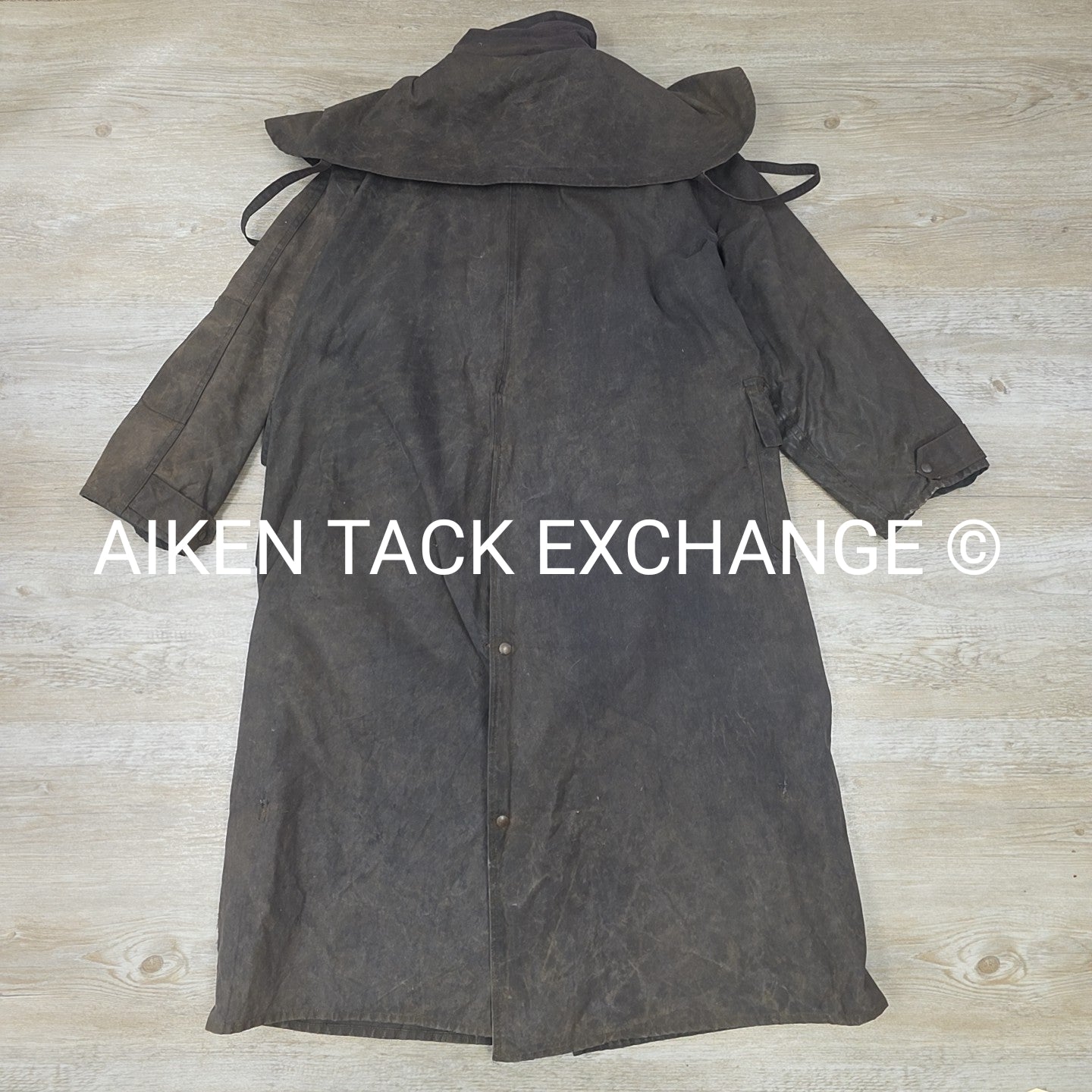 Koolah Waxed Trenchcoat, Size XLarge
