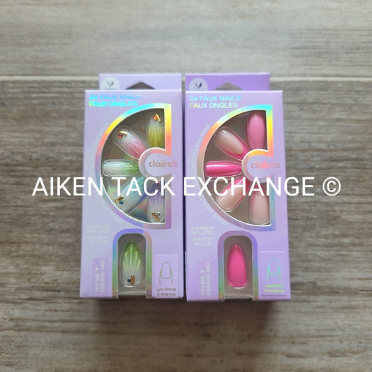 Claire's Press-On Nails (2 Sets) - 24 Count Each (48 Total)