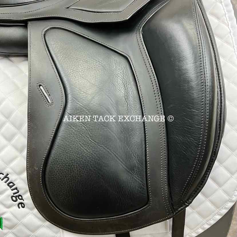 2020 MaxFlex Melina Pro Monoflap Dressage Saddle, 18" Seat, Flex Tree - MW/W, Wool Flocked Panels