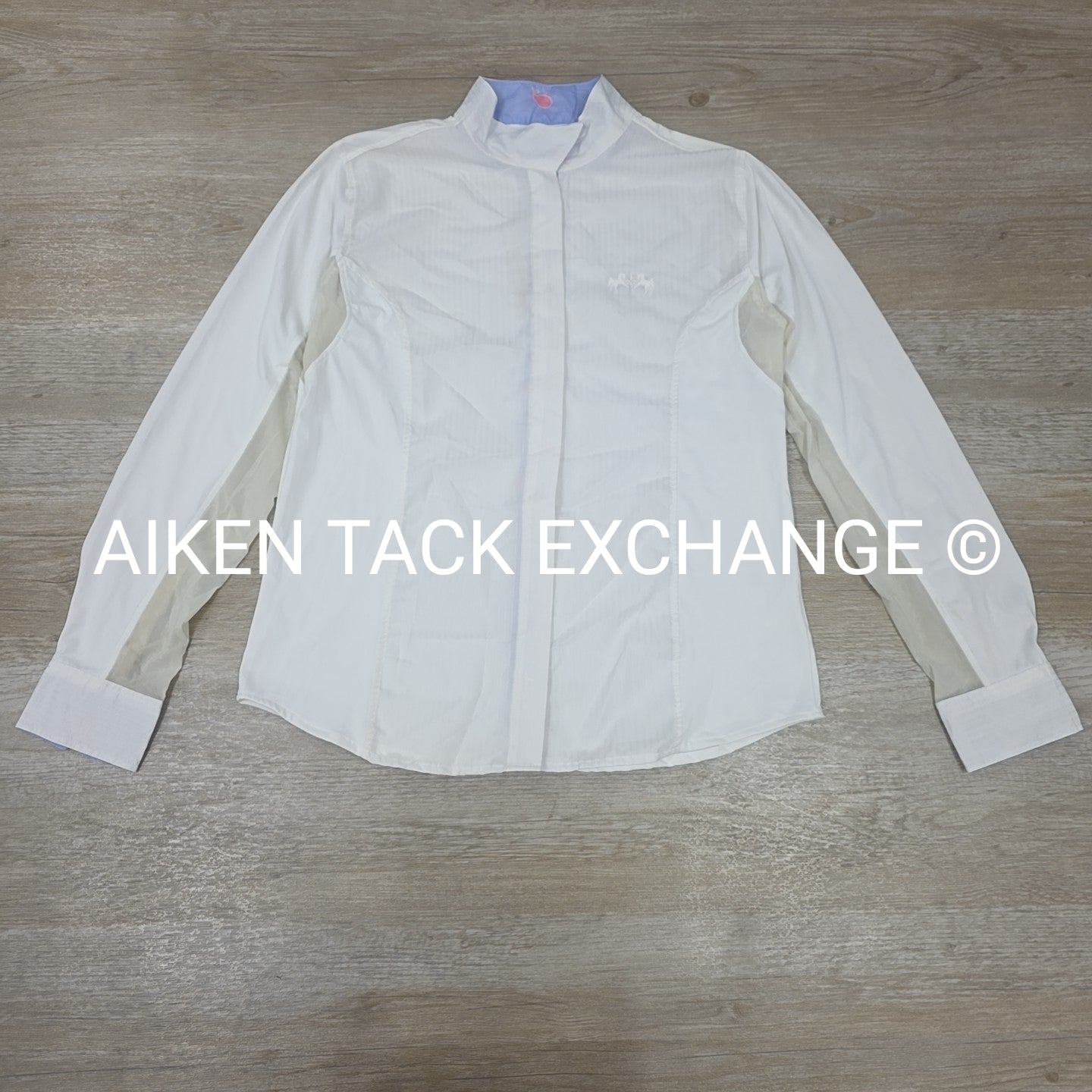 Equine Couture Long Sleeve Sun Shirt Show Shirt, Size Large
