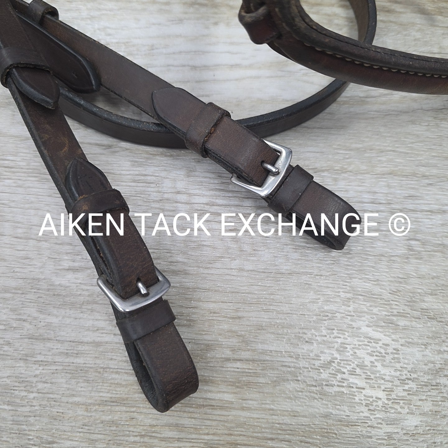 BARGAIN BUNDLE: Flash Bridle with 2 Pairs Rubber Reins, Brown, Size Full