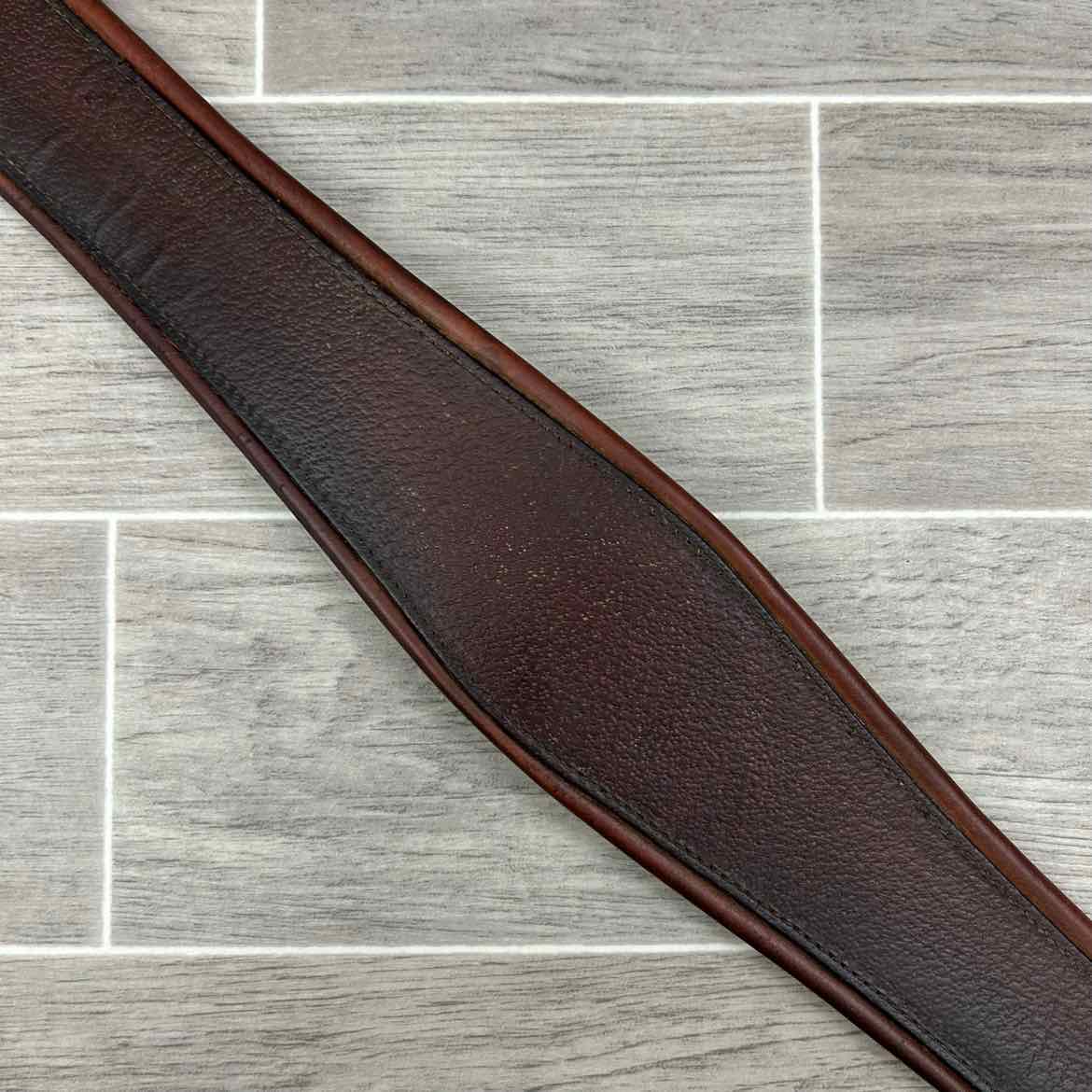 HDR Leather Girth with Single End Elastic 50"