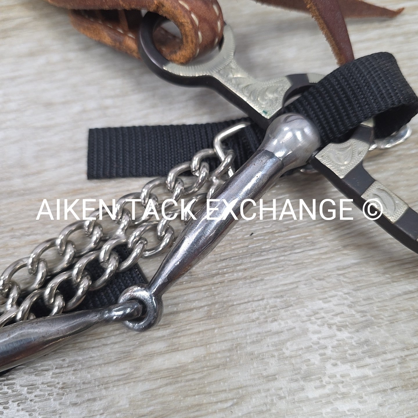Weaver Leather Bridle with 5" Bit & Gene Lemmons Split Reins