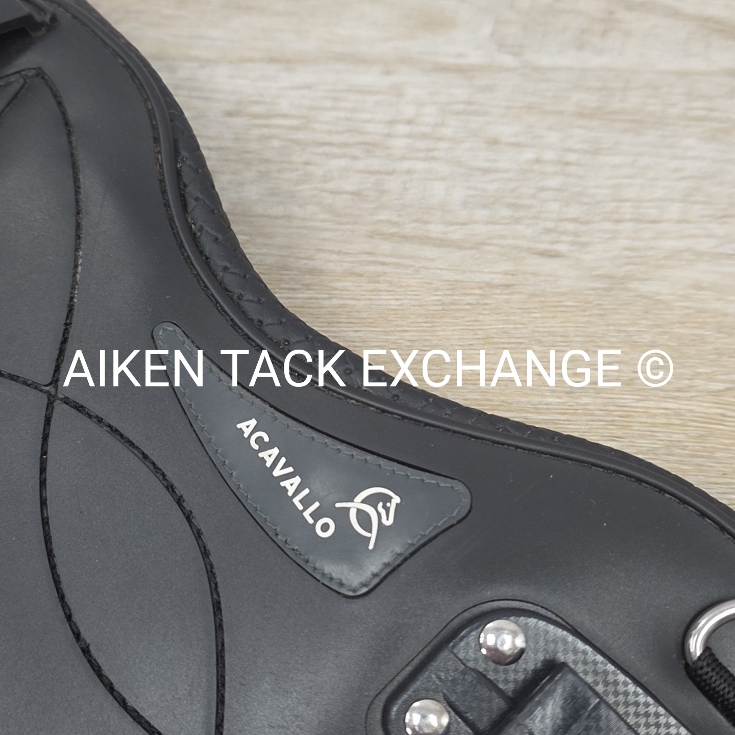 Acavallo Gel & PVC Short Stud Guard Belly Guard Girth, Black, 24"