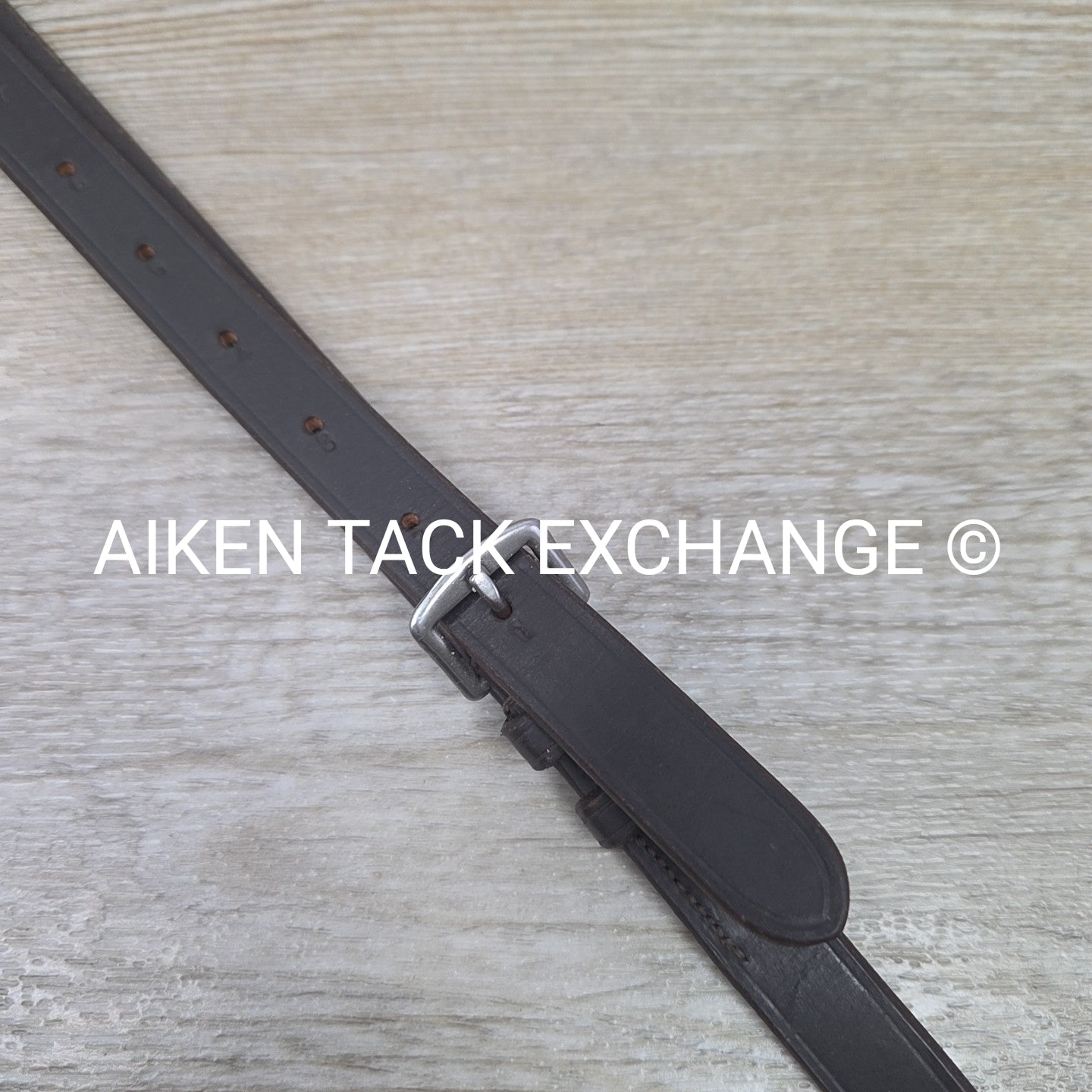 Rubber Donut Leather Side Reins, Brown
