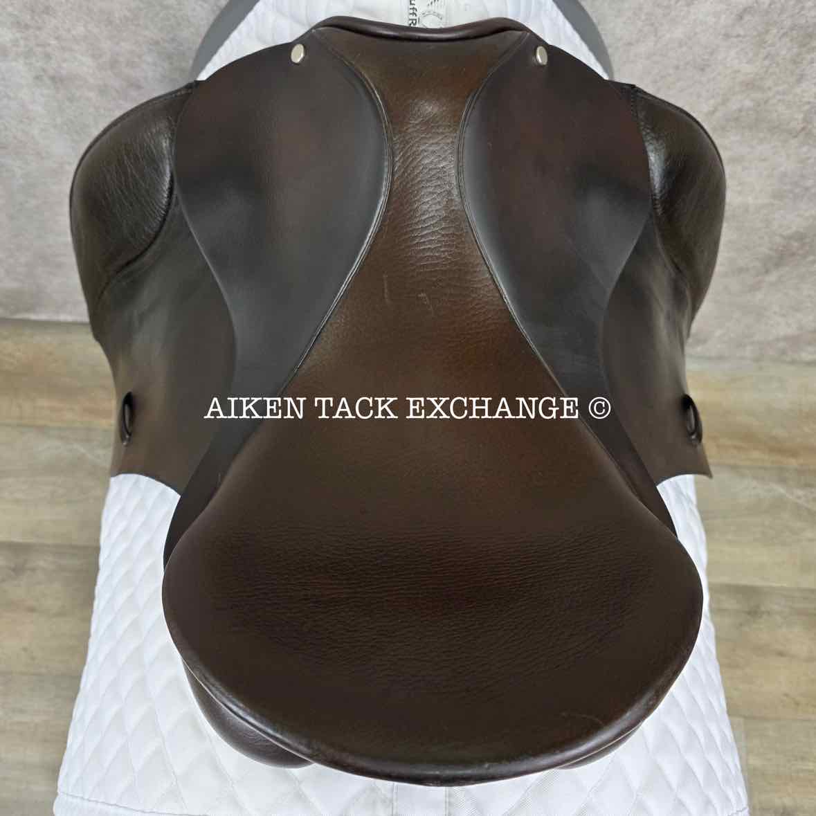**SOLD** Centaur by Michael Stokes Dressage Saddle, 17.5" Seat, M/MW Tree, Wool Flocked Panels