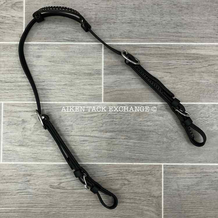 Biothane One Ear Western Headstall, No Reins, Black