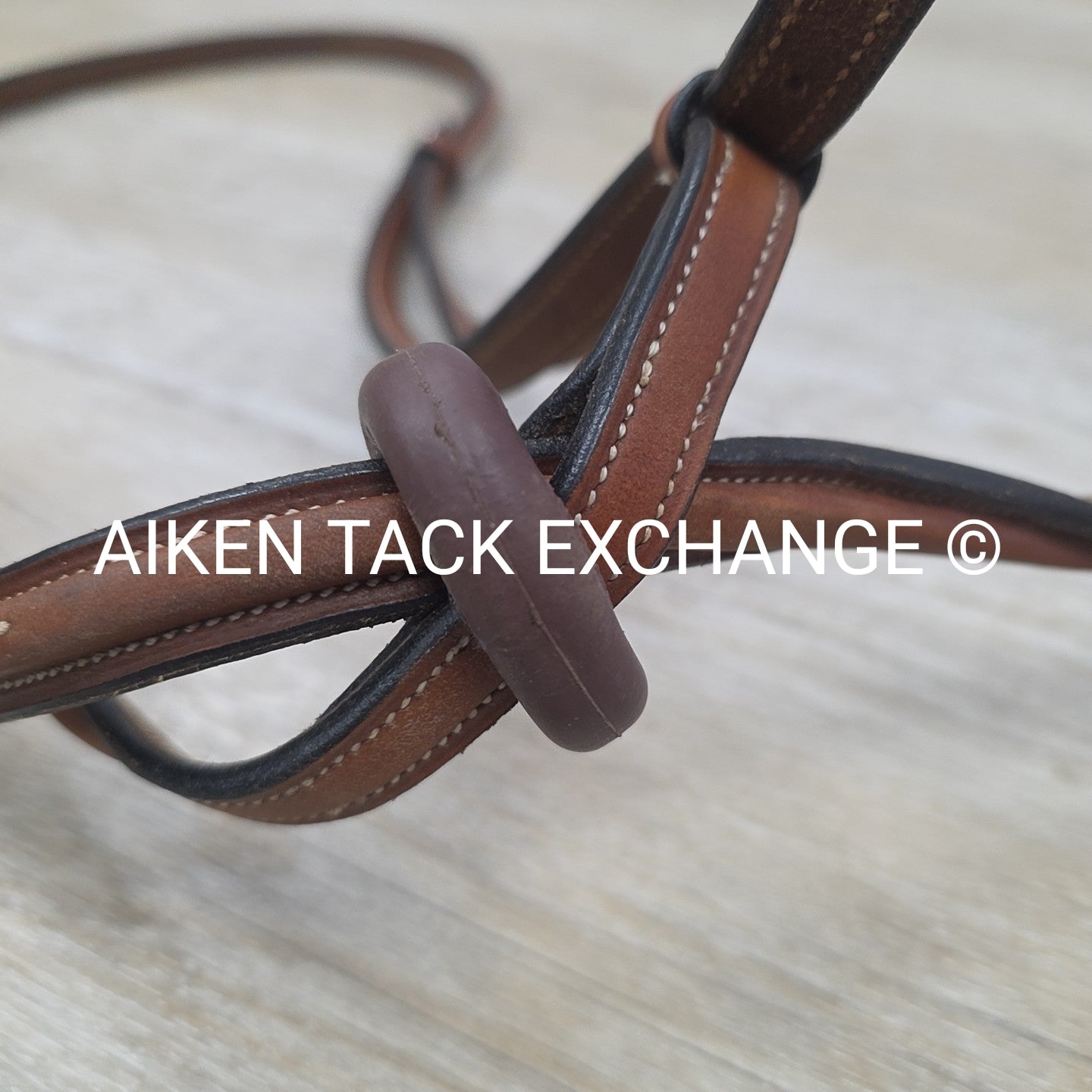 Bobby's English Tack Square Raised Fancy Stitched Standing Martingale, Brown, Wa