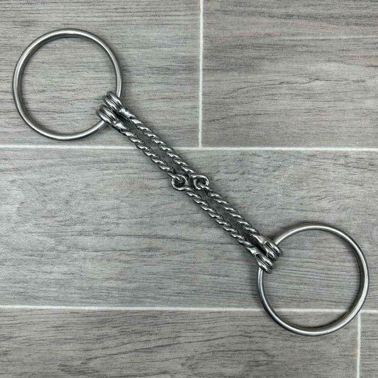 Double Twisted Wire Loose Ring Bit 5.5"