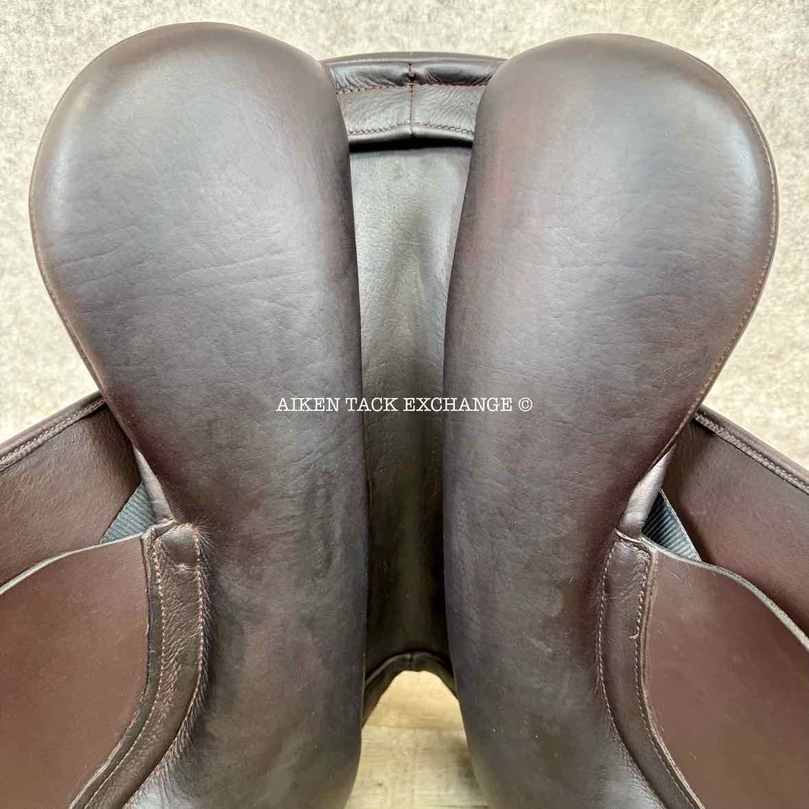 2011 Hulsebos DR CC Dressage Saddle, 17.5" Seat, Medium Wide Tree, Wool Flocked Panels