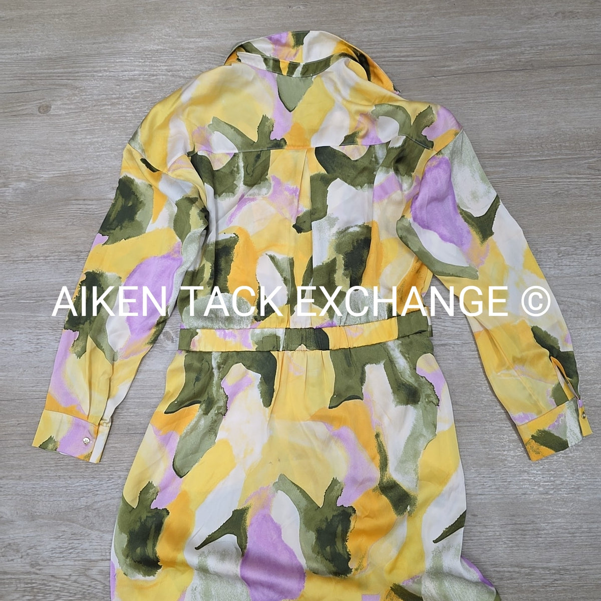 French Collection Long Shirt Dress, Size Large