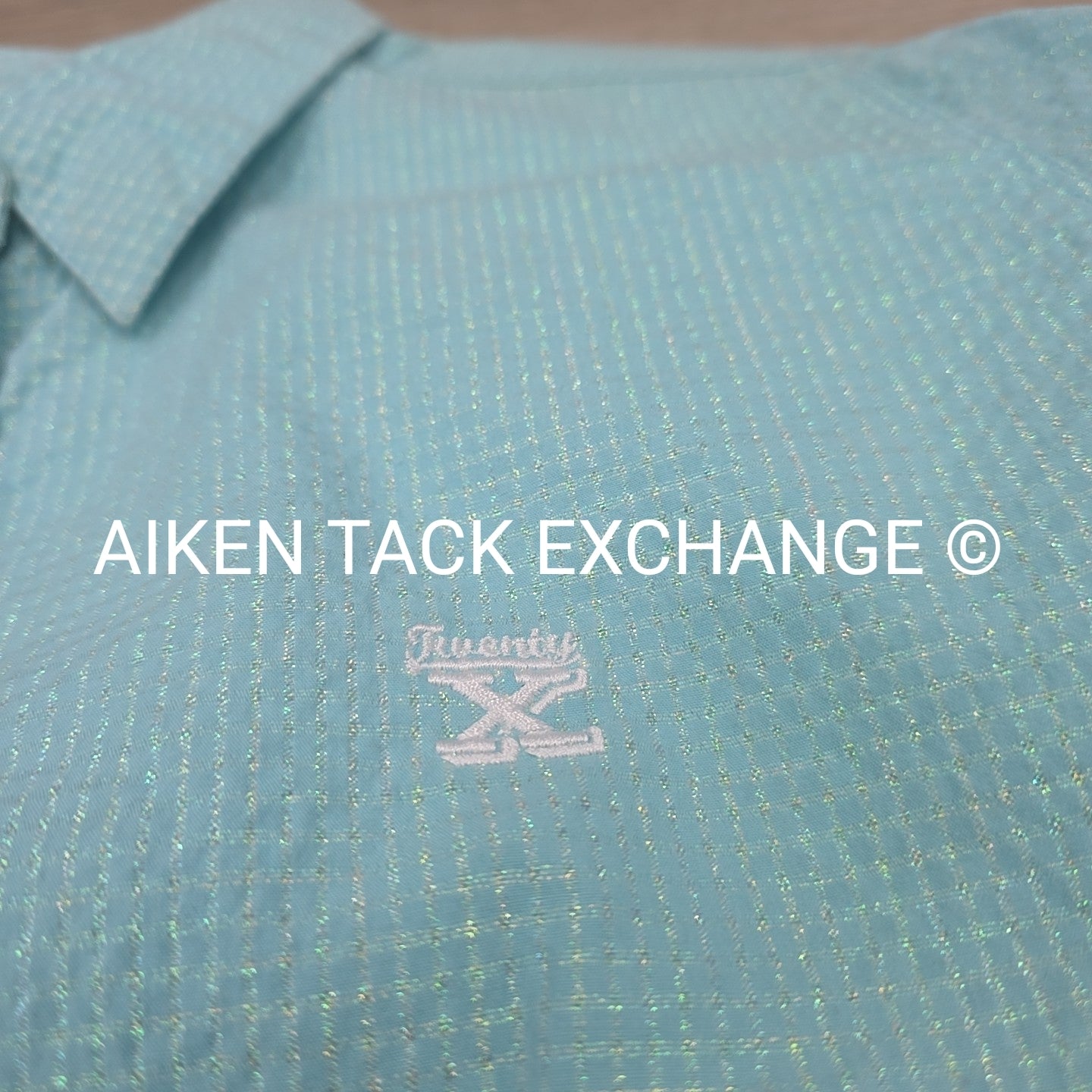 Twenty X Long Sleeve Pearl Snap Collared Shirt, Size Medium