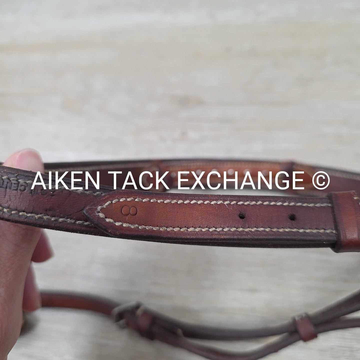 20th Century by Jimmy Wiebe Specialty Noseband, Brown, Size Full
