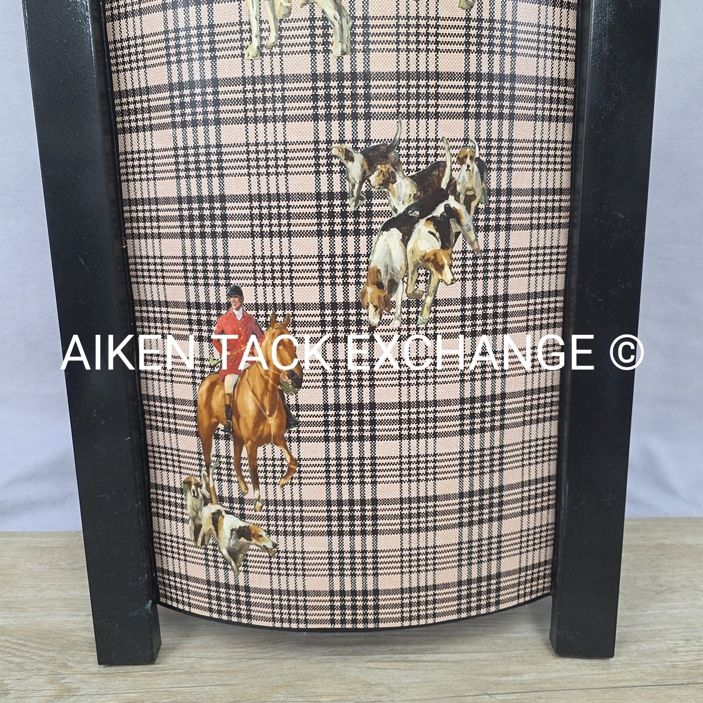 Metal Fox Hunting Wall Decor