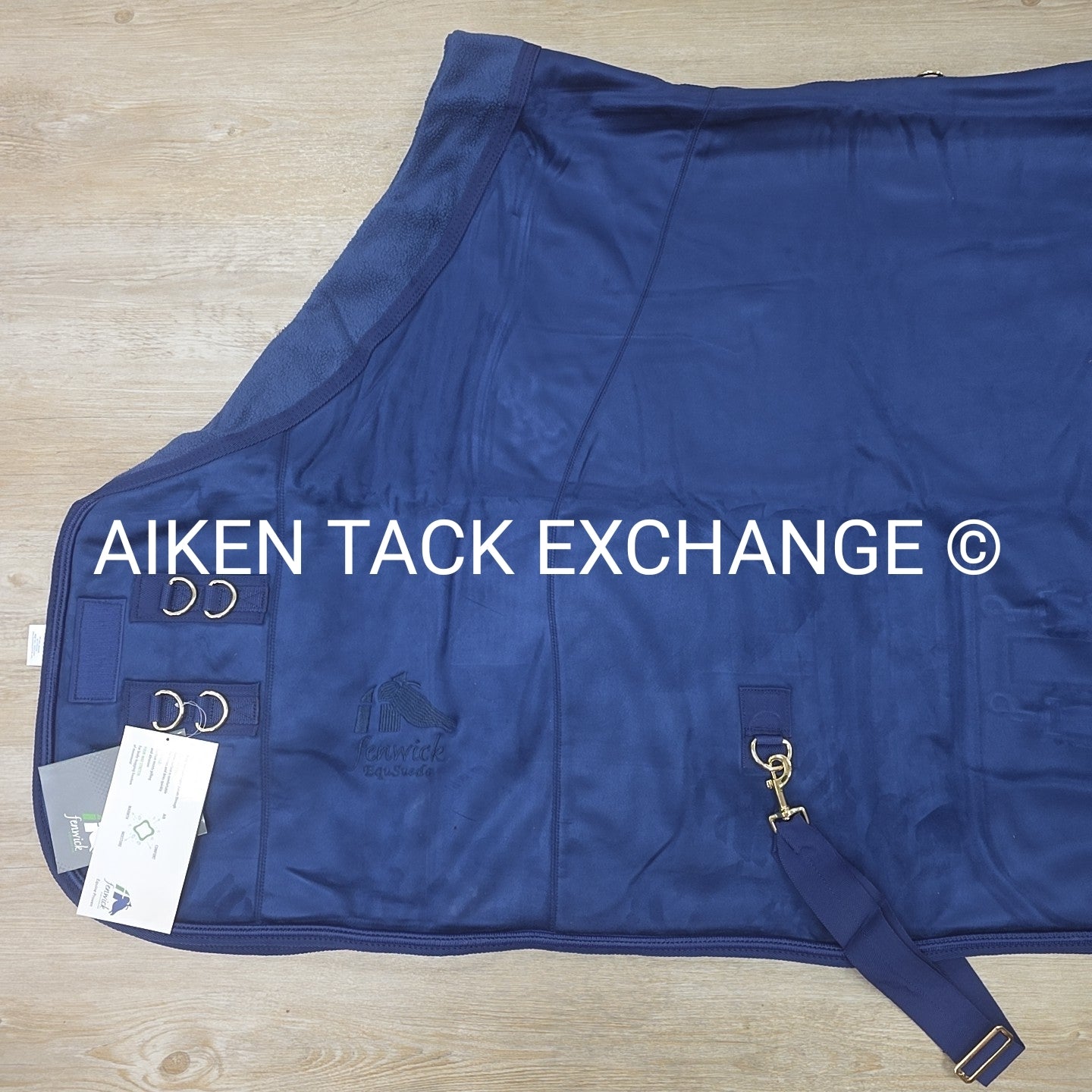 Fenwick Equestrian EquSuede Performance Cooler, Blue, 76"
