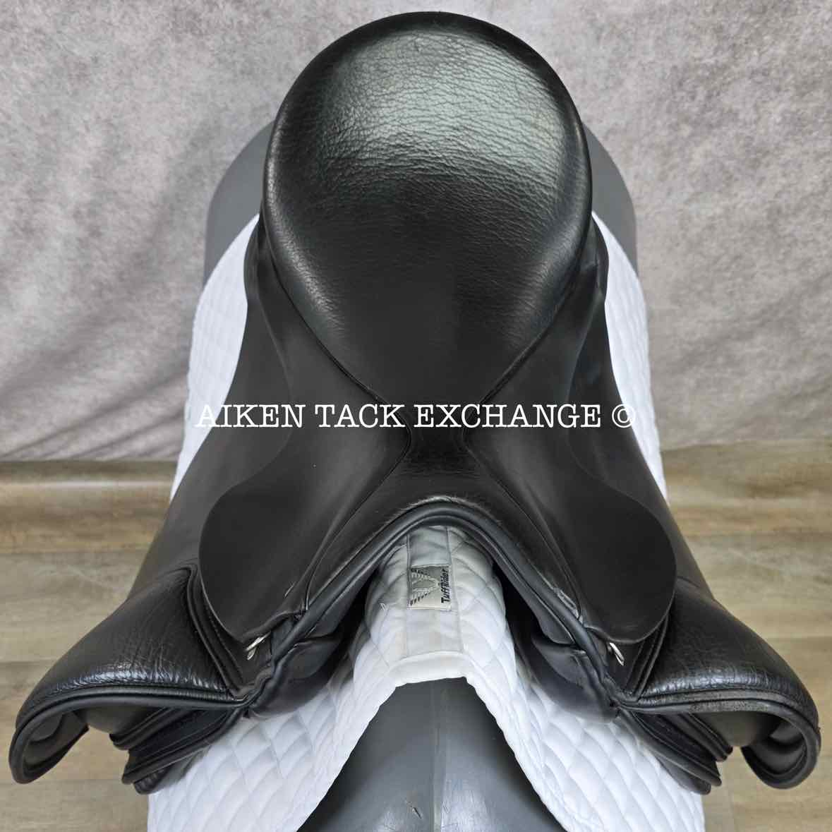 2000 Schleese CHB Dressage Saddle, 17.5" Seat, MW/W Tree, Wool Flocked Panels