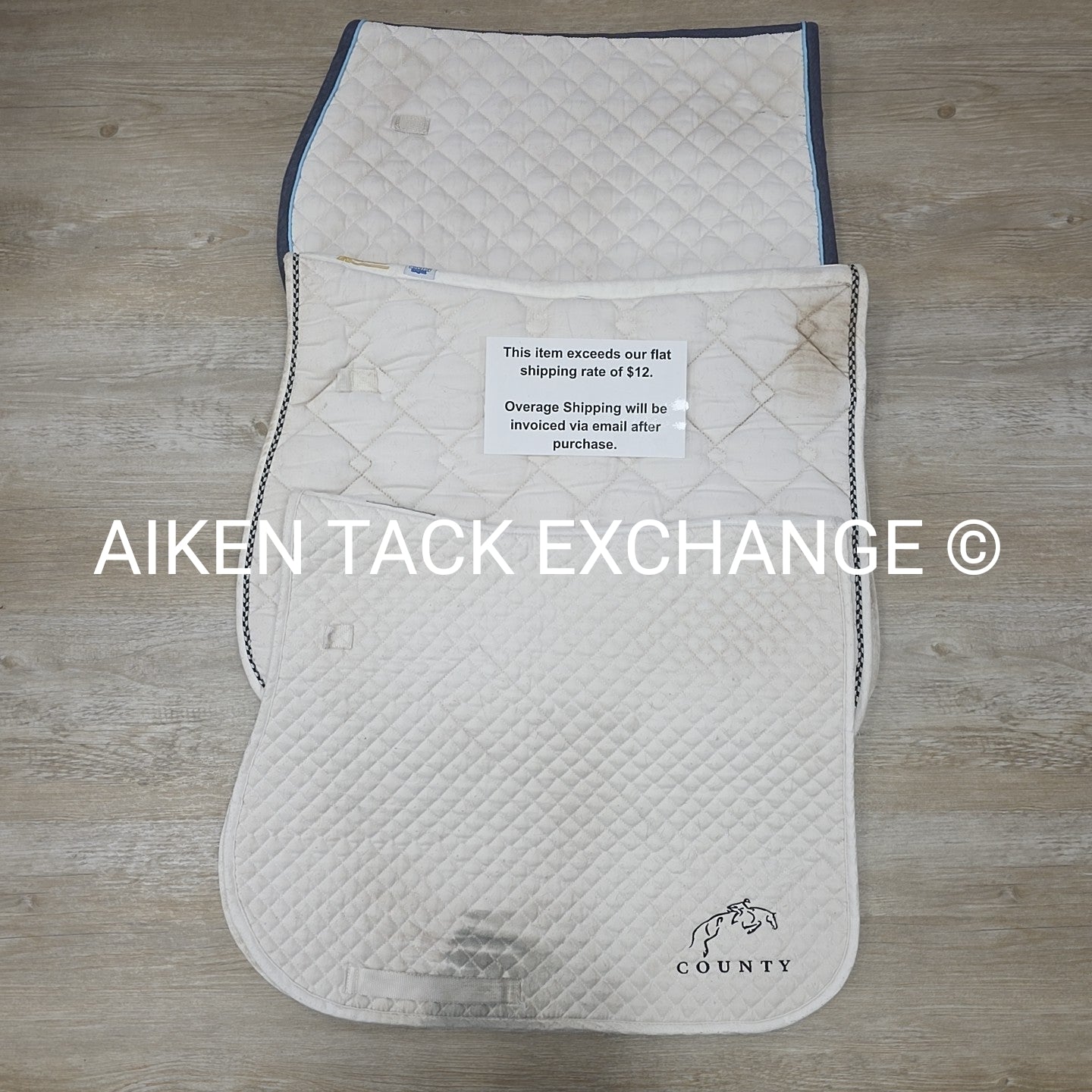 BARGAIN BUNDLE: Dover Saddlery, County, & Roma All Purpose Saddle Pads