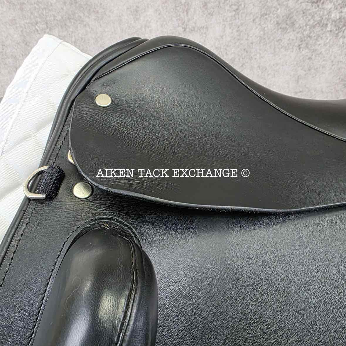 Centaur by Michael Stokes Para Dressage Saddle, 18" Seat, Medium Tree, Wool Flocked Panels
