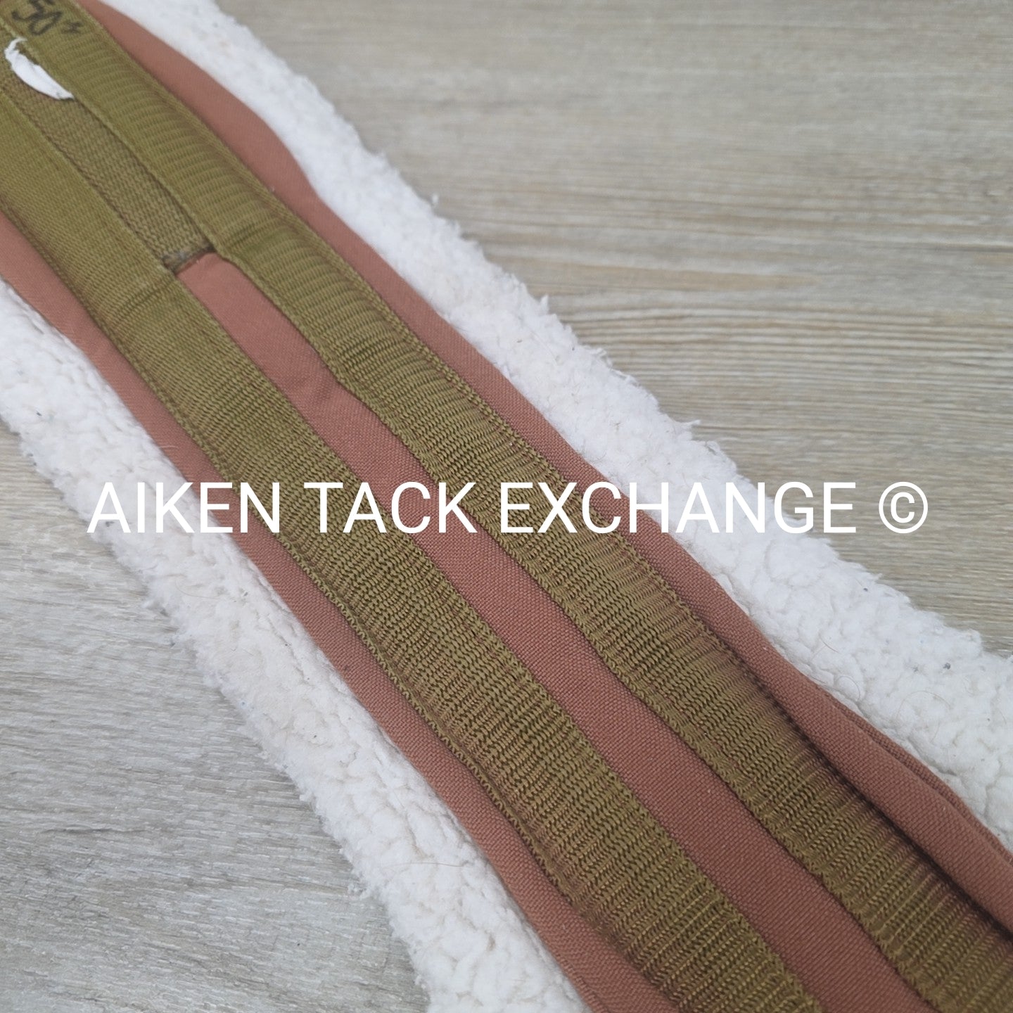 Fleece Double End Elastic Girth, Brown, 50"