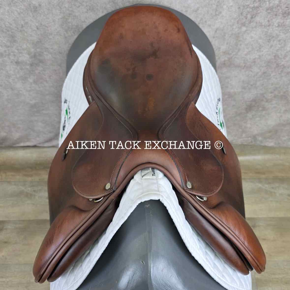 2005 Antares Close Contact Jump Saddle, 17.5" Seat - 3 Flap, Medium Wide Tree, Foam Panels, Full Buffalo Leather