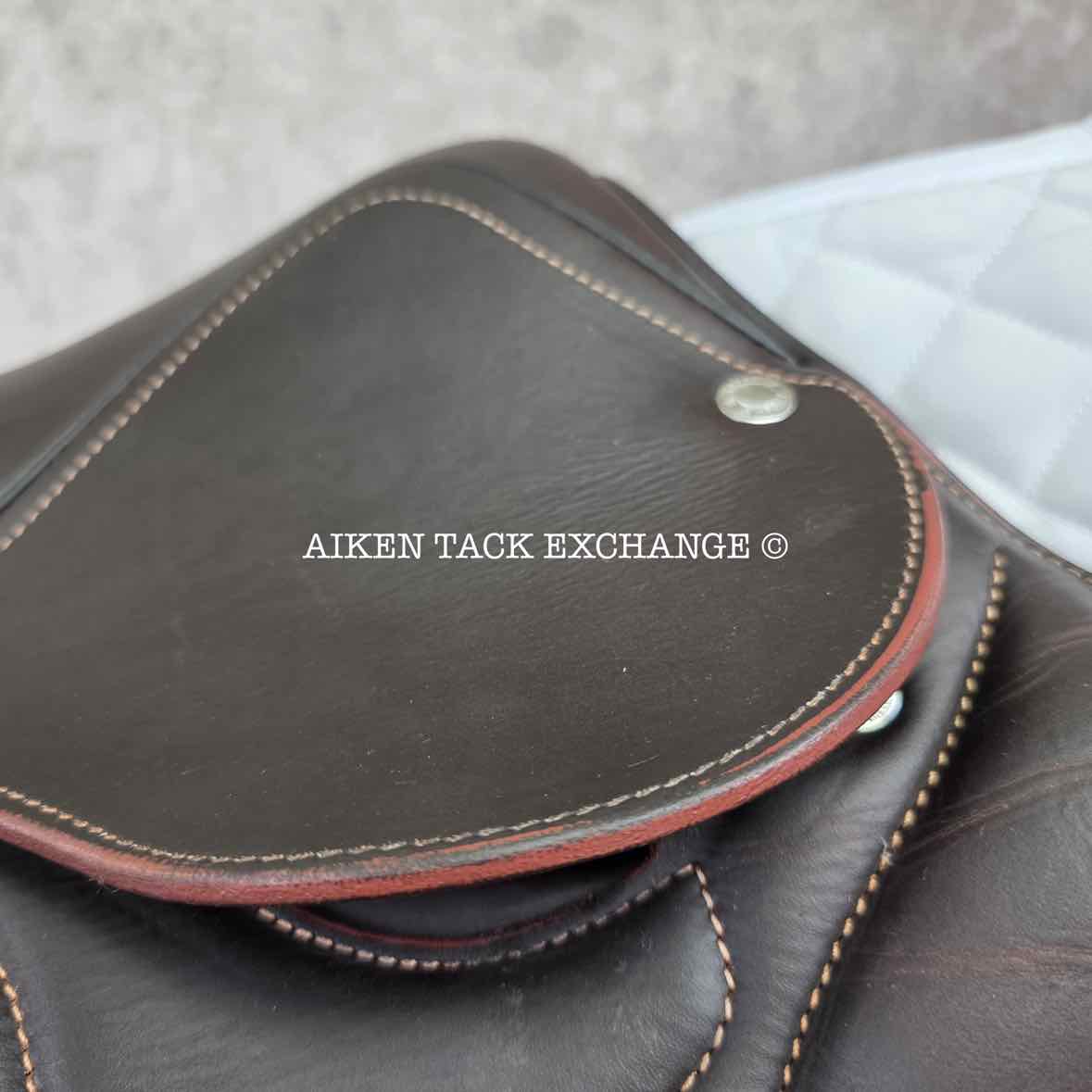 2022 Devoucoux Biarritz K Close Contact Jump Saddle, 15" Seat, 00K Flap, MW Tree, D3D Panels, Full Buffalo Leather