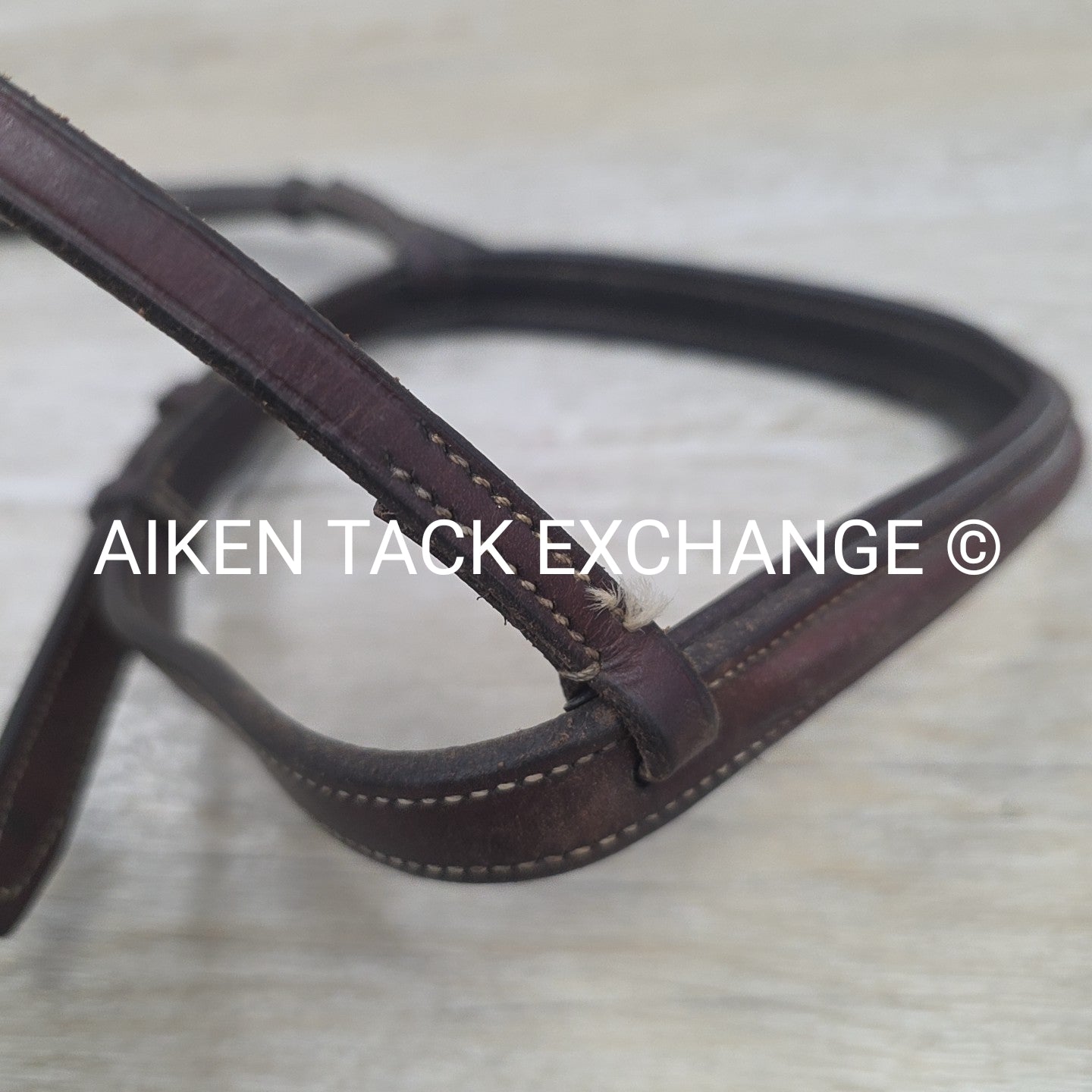 Edgewood Plaid Raised Flash Noseband, Missing Flash Strap, Brown, Size Full