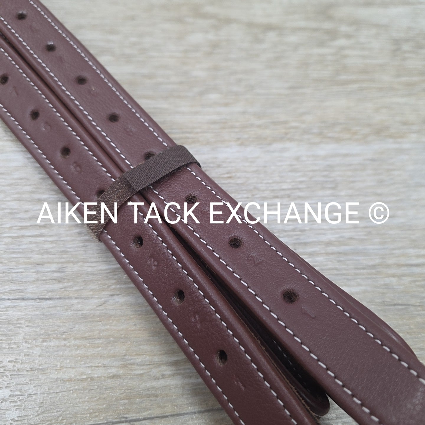 HDR Laureate Triple Covered Stirrup Leathers with Flat Buckles, Oakbark, 60"