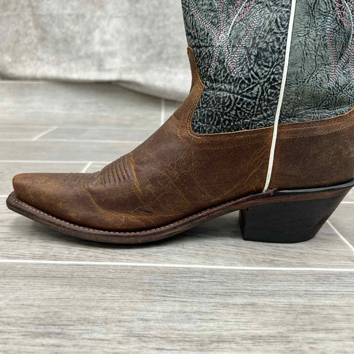 Old West Western Boots, Size 7.5