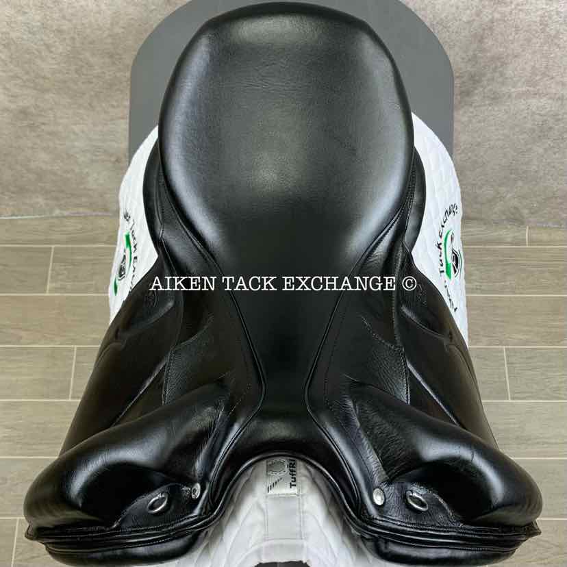 **SOLD** 2014 Devoucoux Mendia Makila Lab Monoflap Dressage Saddle, 18" Seat, 3 Flap, Medium Wide Tree, Foam D3D Panels