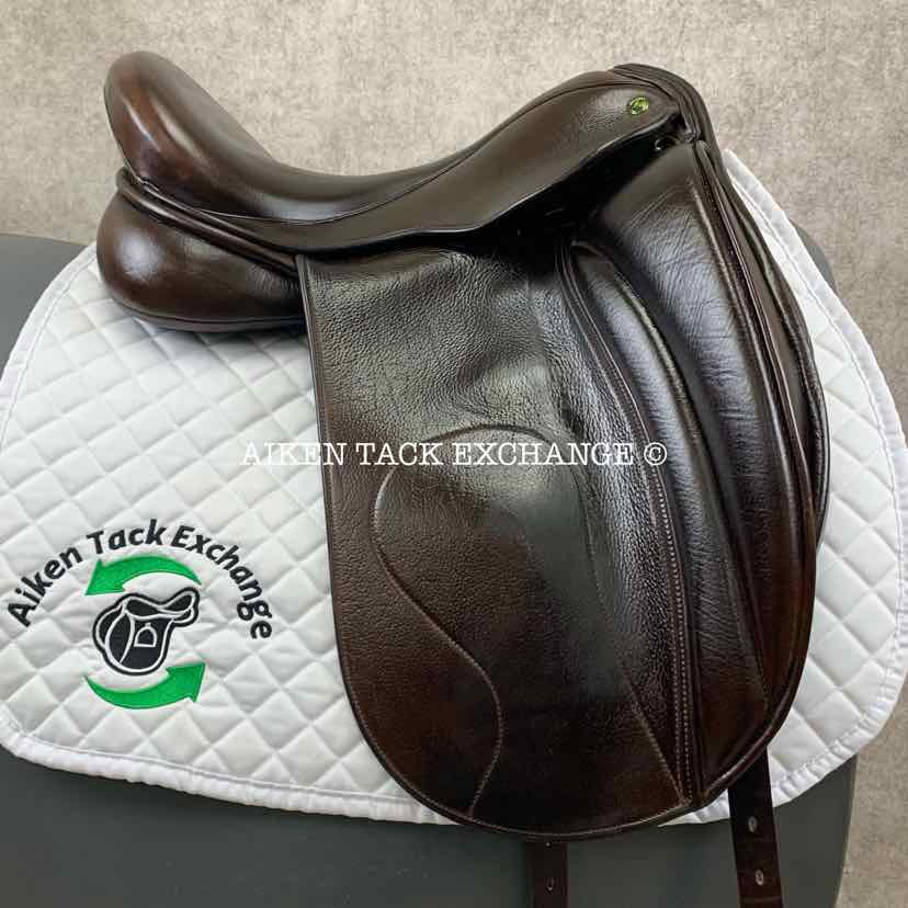 2011 Hulsebos DR CC Dressage Saddle, 17.5" Seat, Medium Wide Tree, Wool Flocked Panels