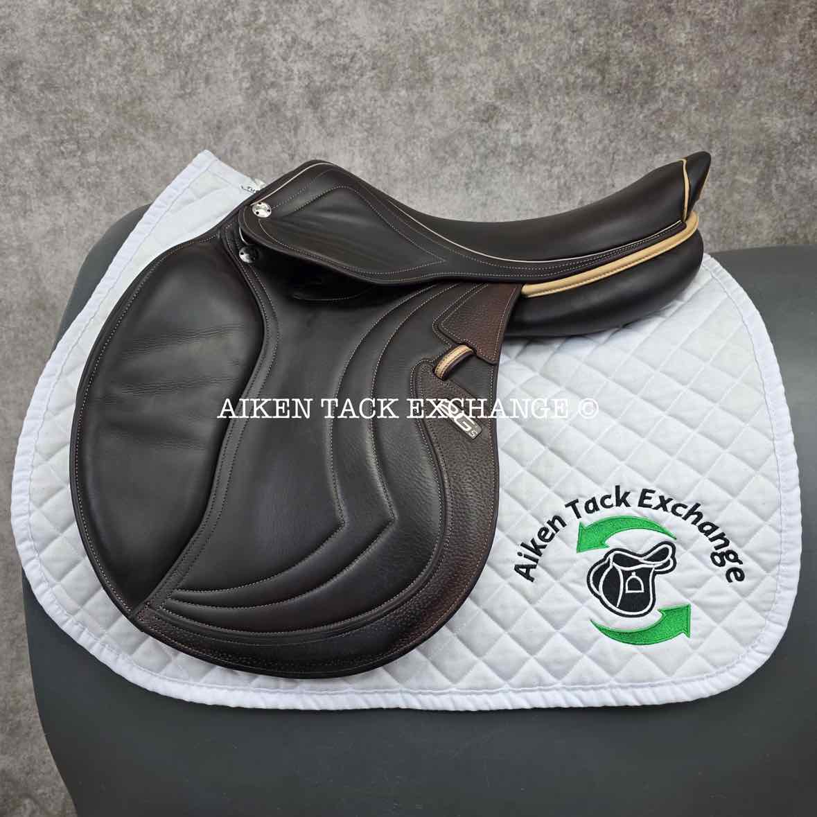2016 CWD SE32 2GS Mademoiselle Close Contact Jump Saddle, 17.5" Seat - S2, 3L Flap, Dynamick Flex Tree - MW, Full Buffalo Leather