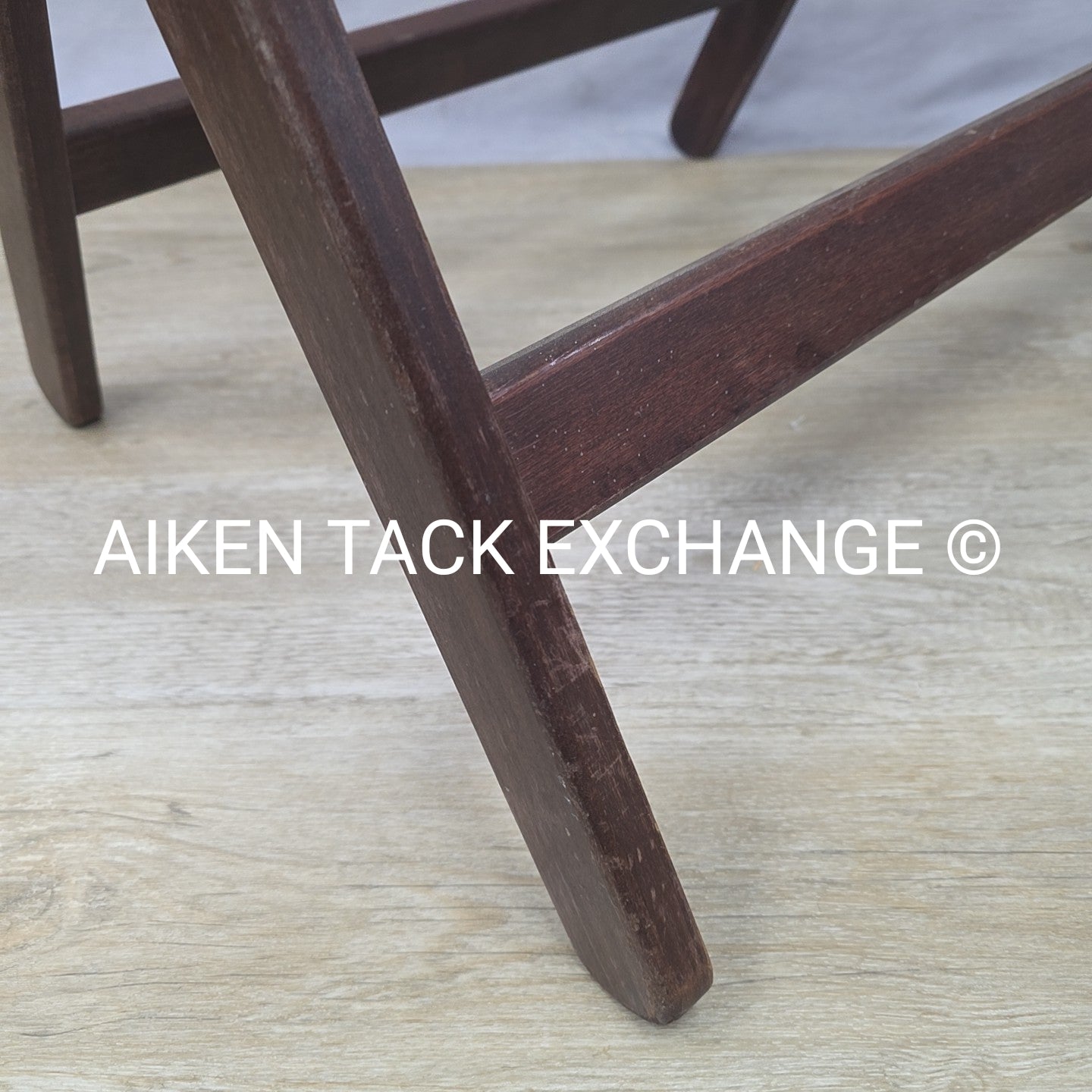 Beval Wood Portable Folding Saddle Stand