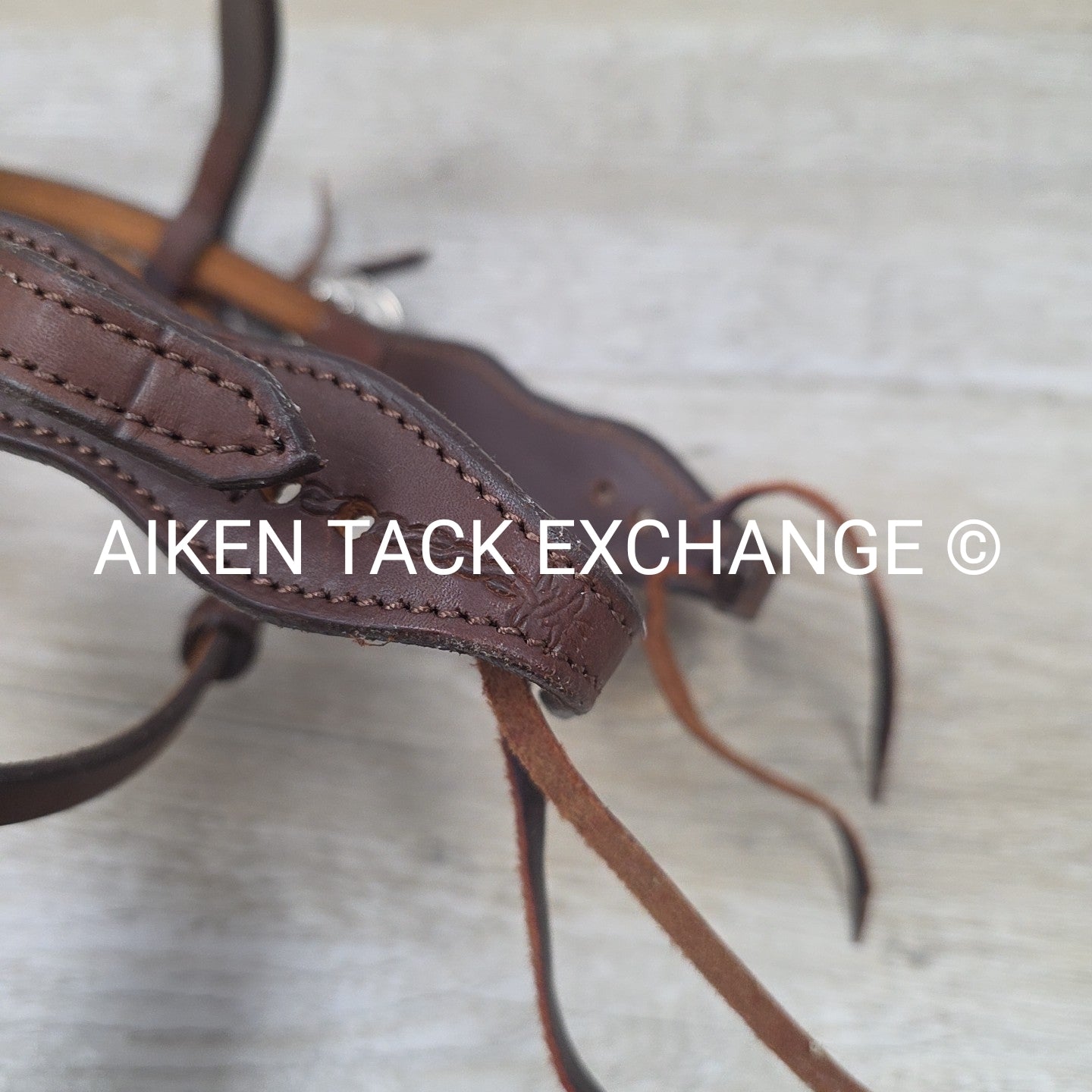 Browband Western Head Stall, Brown, Size Pony