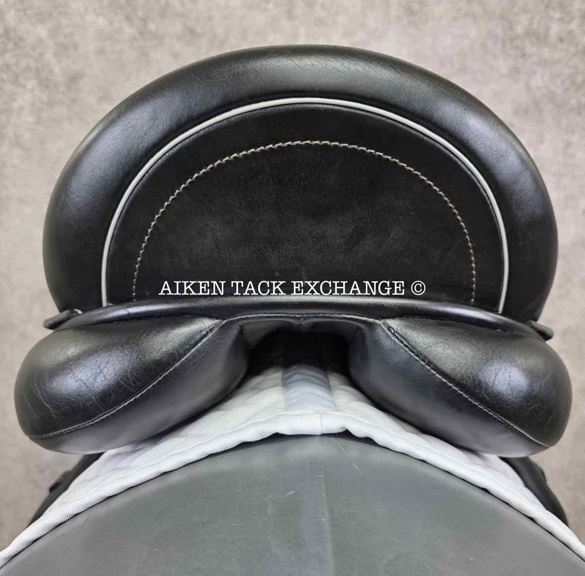 2019 Custom Saddlery Icon Star Monoflap Dressage Saddle, 18" Seat, Adjustable Tree, Wool Flocked Panels