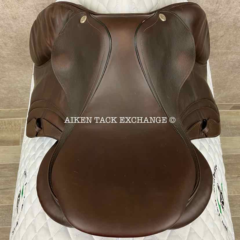 2018 CWD SE10 Close Contact Jump Saddle, 16" Seat, 2K Flap, MW Tree, Foam Panels, Full Buffalo Leather