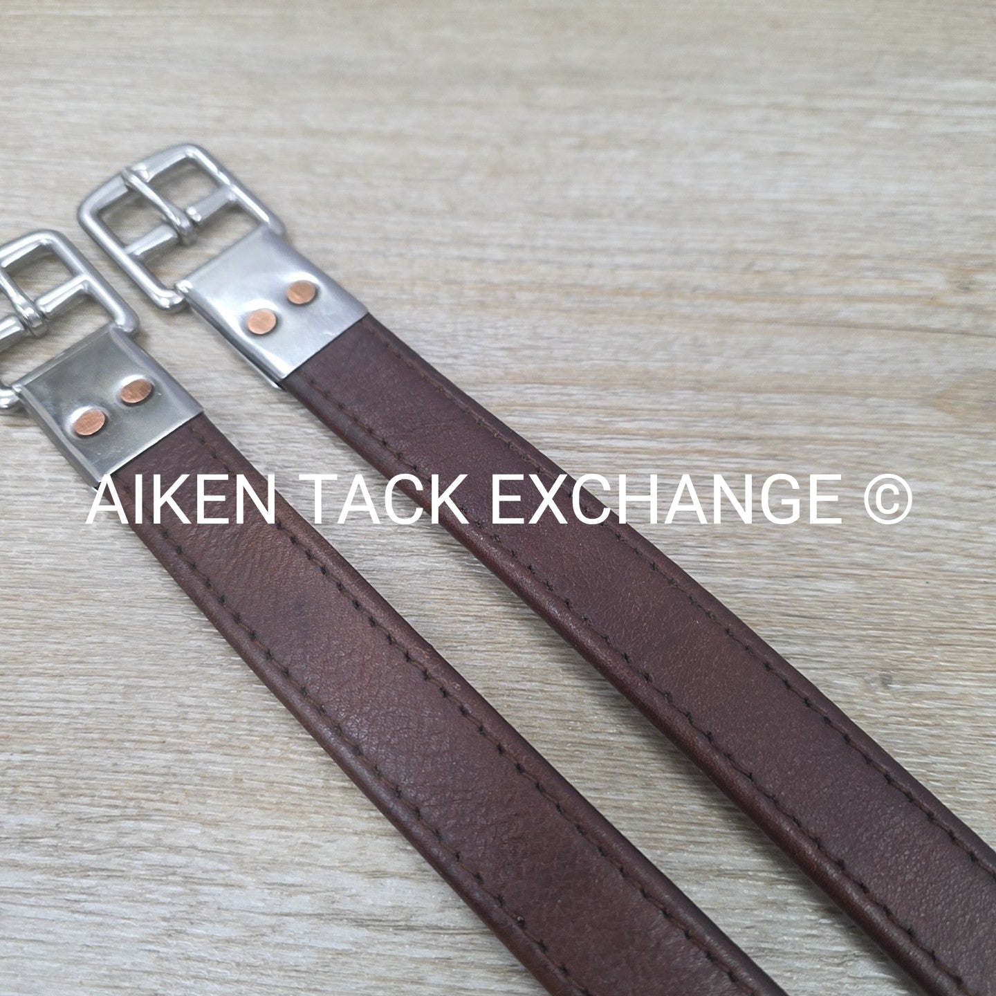M. Toulouse Stirrup Leathers, Brown, 54"