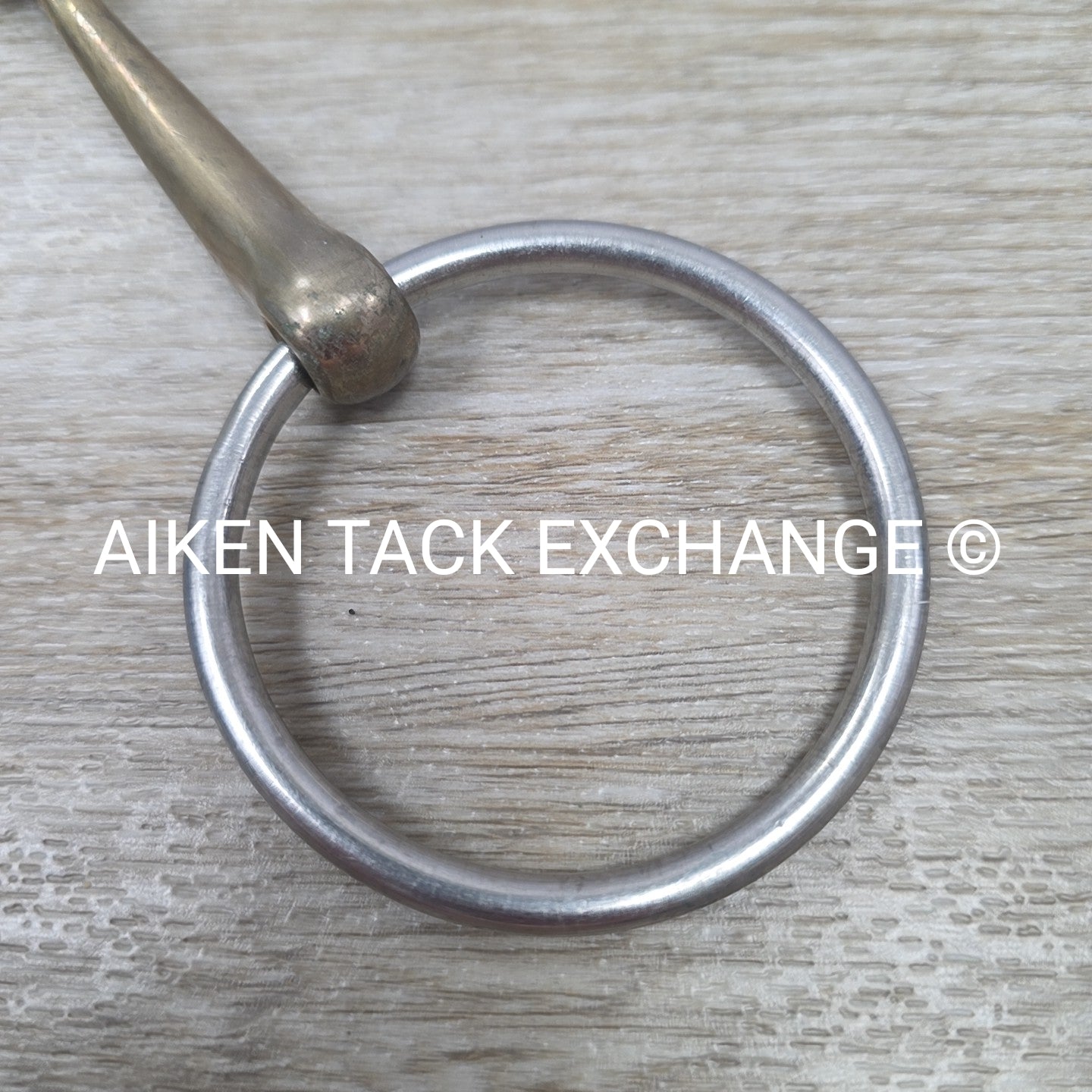 Korsteel German Silver Single Joint Loose Ring Bradoon Bit 5.5"