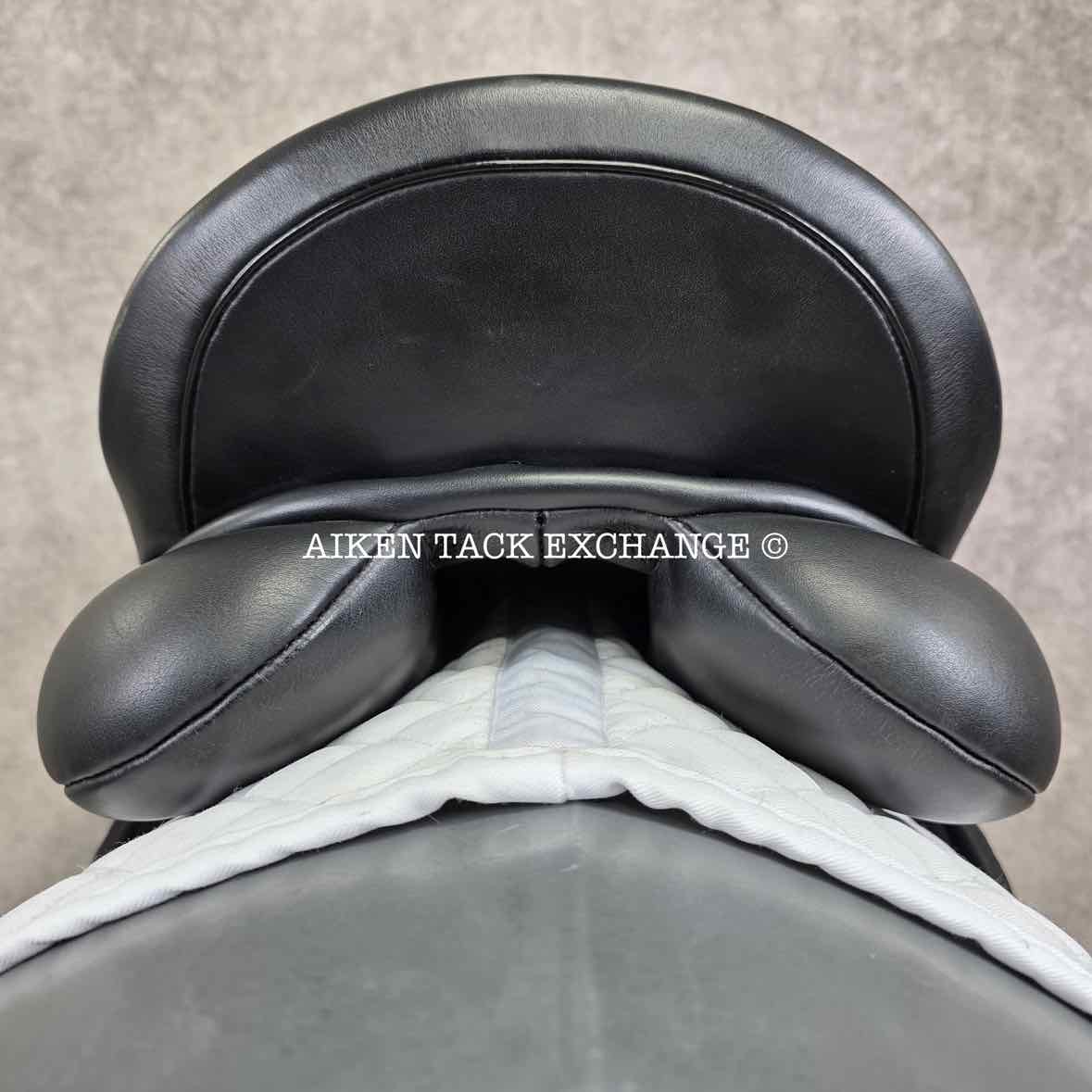 2018 County Epiphany Monoflap Dressage Saddle, 17" Seat, Medium Narrow Tree, Wool Flocked Panels