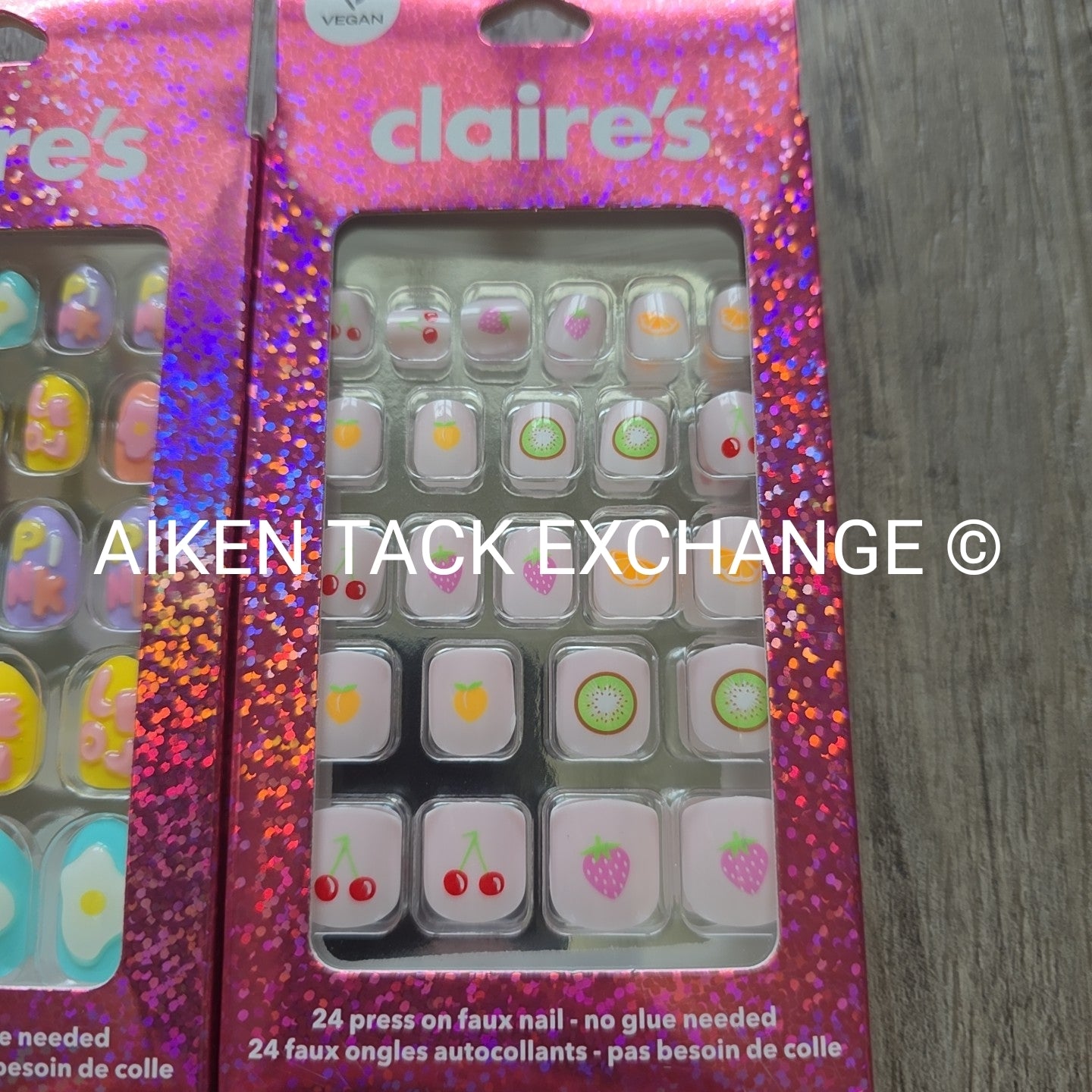 Claire's Press-On Nails (2 Sets) - 24 Count Each (48 Total)
