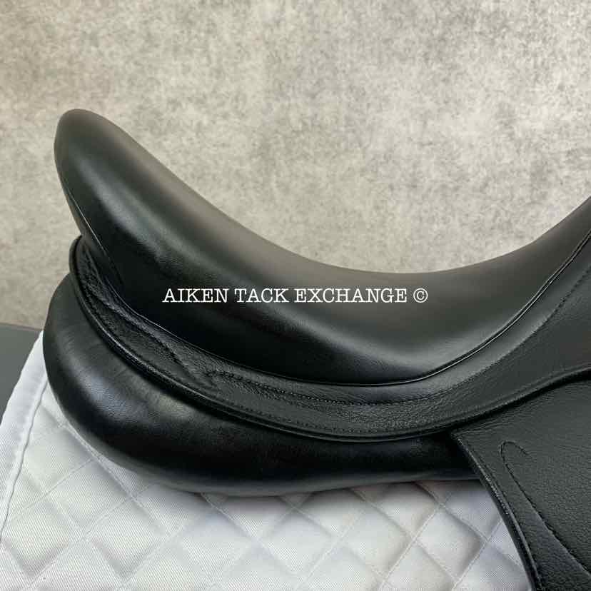 **SOLD** 2016 Prestige Passion K Monoflap Dressage Saddle, 18'" Seat, 34 Tree - Medium Wide, Wool Flocked Panels