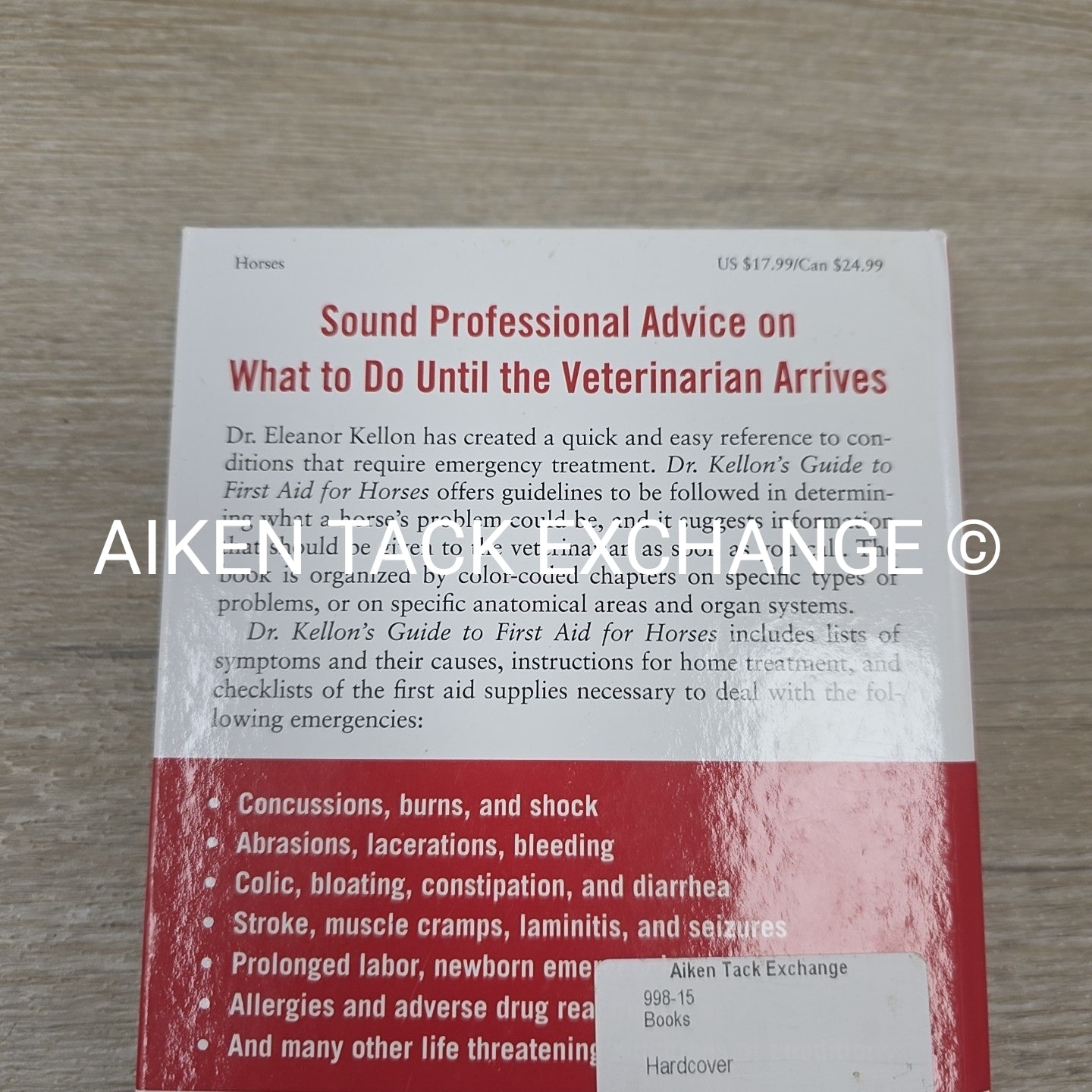 Dr. Kellon's Guide to First Aid for Horses